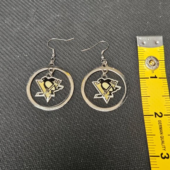 Pittsburgh Penguins Earrings - Picture 1 of 1